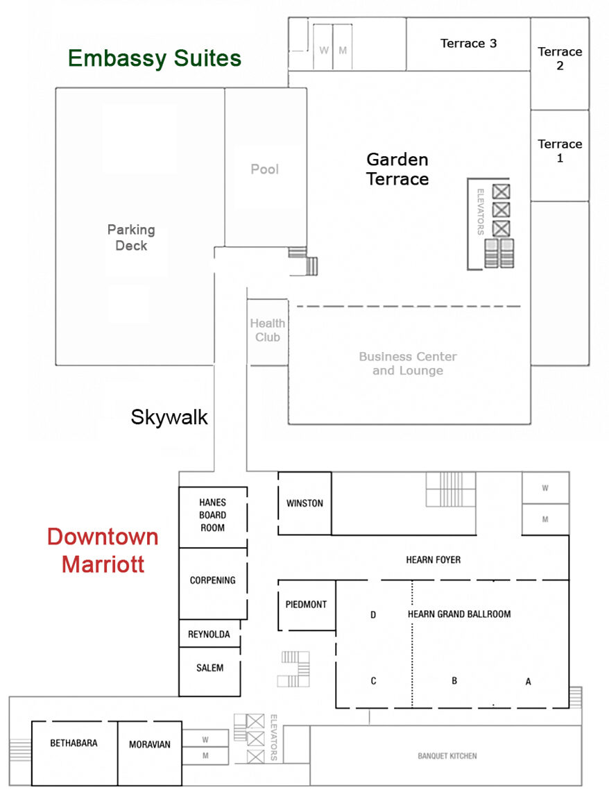 convention space map